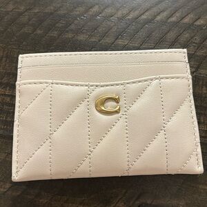 Coach white wallet